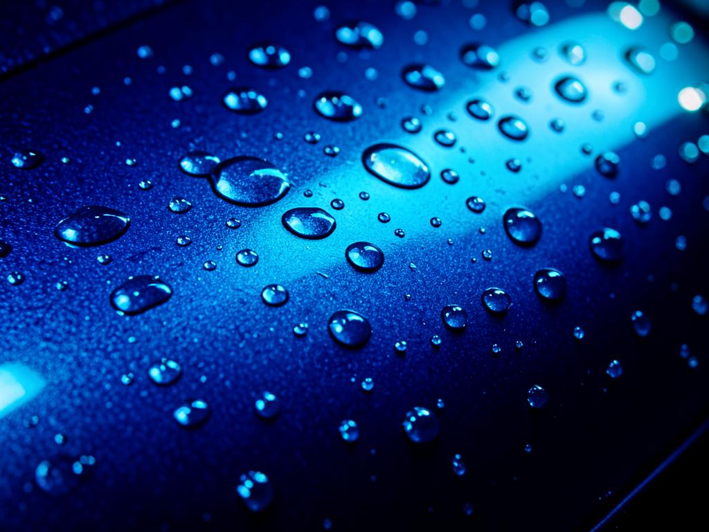 Water beading on ceramic coated paint