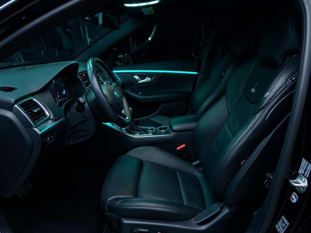 Spotless detailed car interior